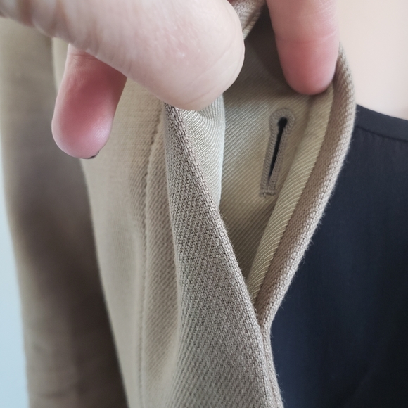 Stella McCartney Tan Coat 3/4 Sleeves Size 34 - Picture 6 of 8